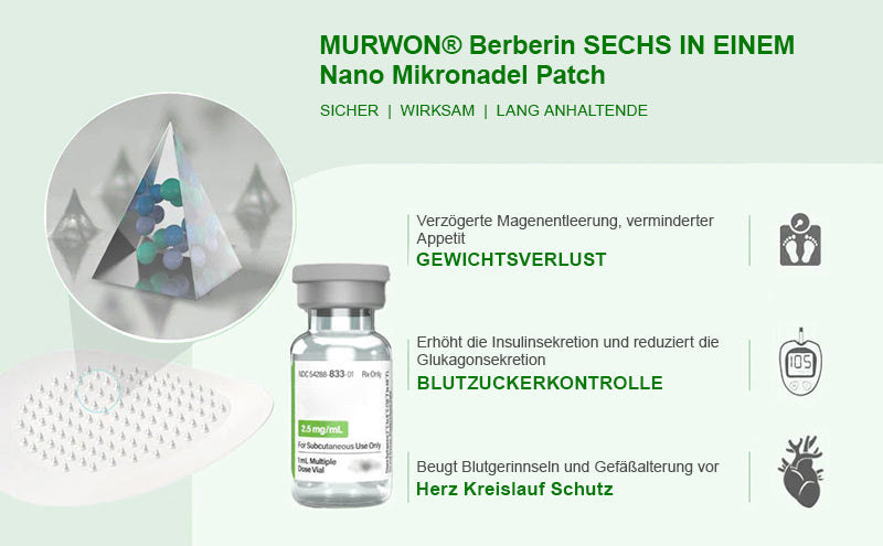 30 % zusätzlicher Rabatt auf reduzierte Artikel! | Offizieller Shop | Murwon® 6-in-1 Nano-Mikronadel-Patch Fit & Vital mit NAD+ und Berberin (einmal täglich, sichtbare Veränderungen in 7 Tagen)