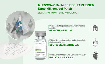 30 % zusätzlicher Rabatt auf reduzierte Artikel! | Offizieller Shop | Murwon® 6-in-1 Nano-Mikronadel-Patch Fit & Vital mit NAD+ und Berberin (einmal täglich, sichtbare Veränderungen in 7 Tagen)